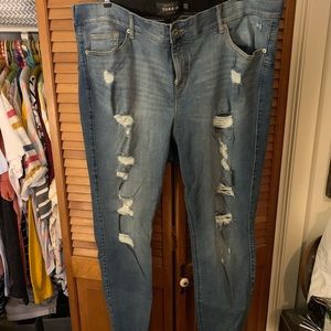 Torrid Distressed Skinny Jeans